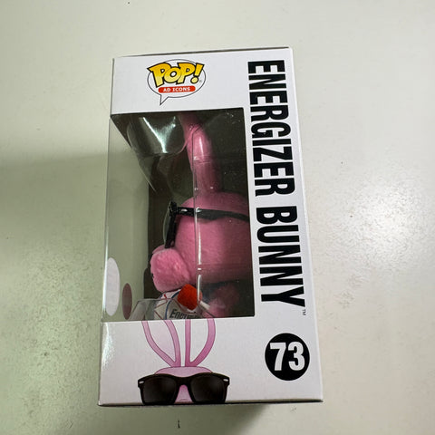 Energizer Bunny FLOCKED - Ad Icons Funko Pop 73 Vinyl Figure (11.4 Cm L × 8.9 Cm W × 15.9 Cm H