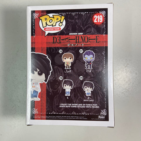 Death Note - L with Cake Funko Pop 219 Hot Topic