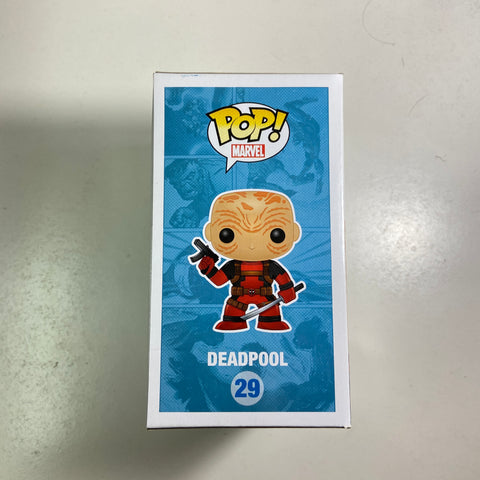 Deadpool (Unmasked/Red) Marvel Funko Pop 29 PX Previews