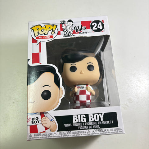 BOX FLAWS VIEW PHOTOS Big Boy - Ad Icons Funko Pop 24 Vinyl Figure (11.4 Cm L × 8.9 Cm W × 15.9 Cm H)