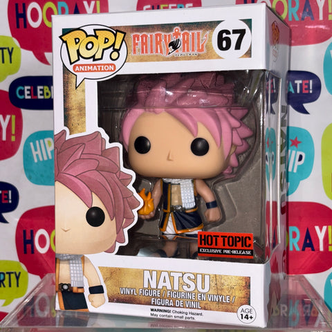 Fairy Tail - Natsu Funko Pop 67 Hot Topic Pre-Release Exclusive