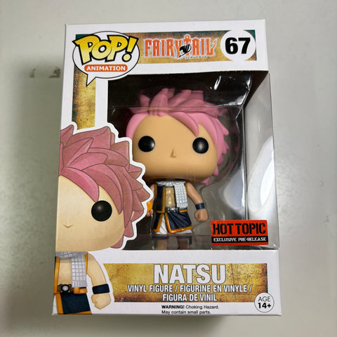 Fairy Tail - Natsu Funko Pop 67 Hot Topic Pre-Release Exclusive