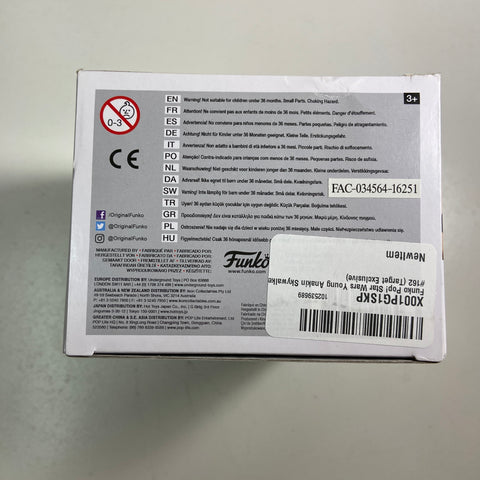 Star Wars - Young Anakin SkyWalker Funko Pop 162 Target Exclusive