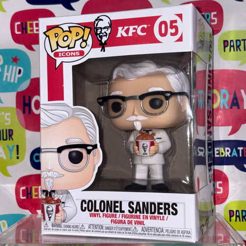 KFC Colonel Sanders - Ad Icons Funko Pop 05 Vinyl Figure (11.4 Cm L × 8.9 Cm W × 15.9 Cm H)