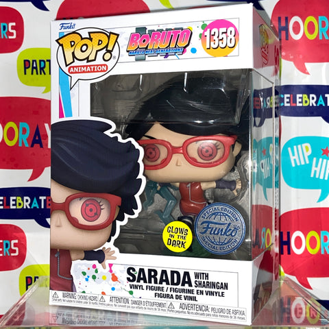 Naruto - Sarada (Sharingan Glow) Funko Pop 1383 Exclusive