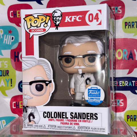 KFC Colonel Sanders EXCLUSIVE - Ad Icons Funko Pop 04 Vinyl Figure (11.4 Cm L × 8.9 Cm W × 15.9 Cm H)