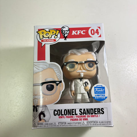 KFC Colonel Sanders EXCLUSIVE - Ad Icons Funko Pop 04 Vinyl Figure (11.4 Cm L × 8.9 Cm W × 15.9 Cm H)