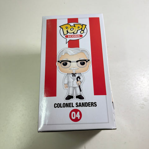 KFC Colonel Sanders EXCLUSIVE - Ad Icons Funko Pop 04 Vinyl Figure (11.4 Cm L × 8.9 Cm W × 15.9 Cm H)