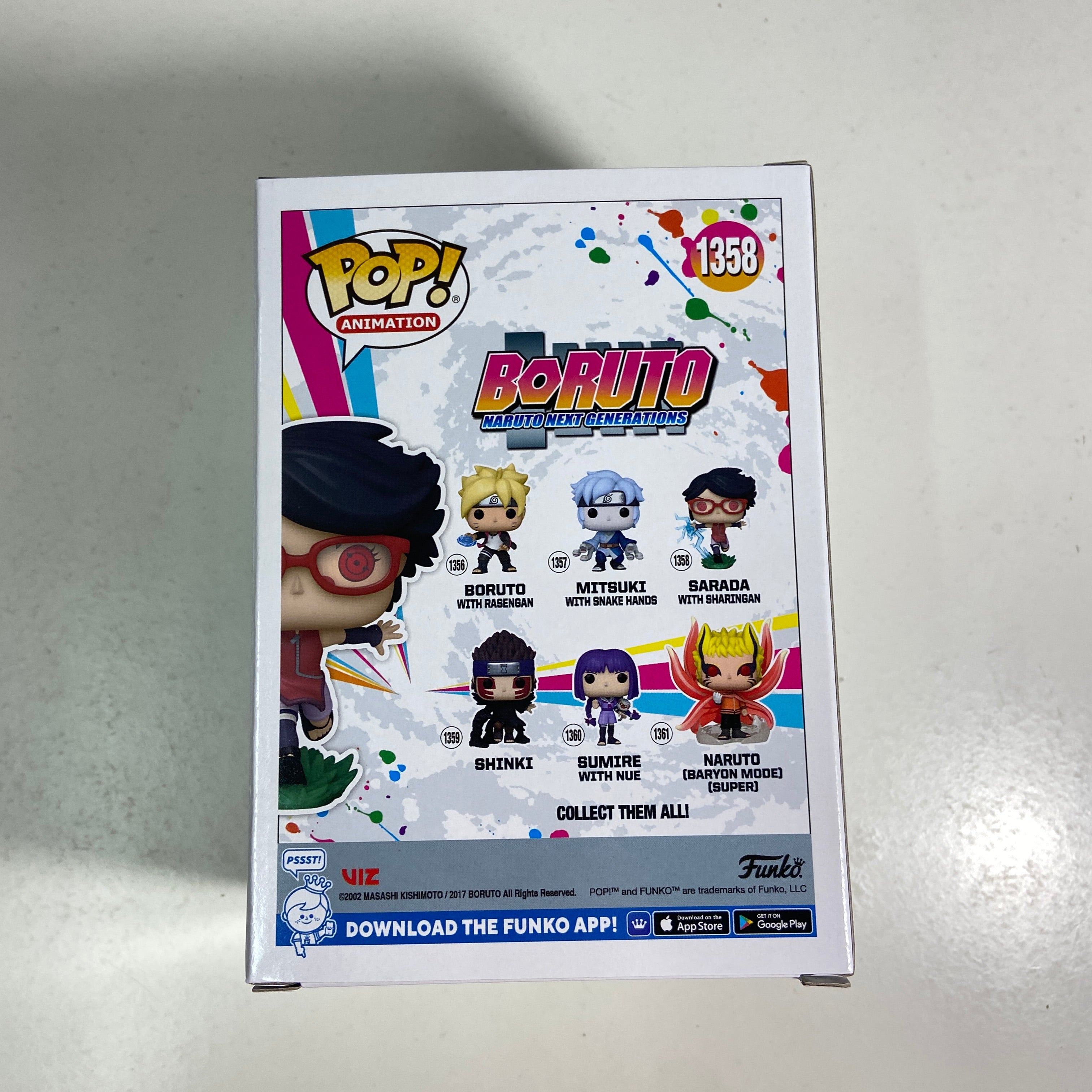 Naruto - Sarada (Sharingan Glow) Funko Pop 1383 Exclusive– Vancity Pops