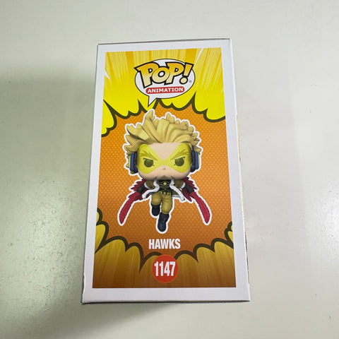 BOX FLAWS VIEW PHOTOS Hawks (FLOCKED) - My Hero Academia  Funko Pop 1147 Vinyl Figure Anime