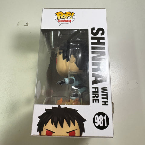 Fire Force - Shinra with Fire Funko Pop 981 Exclusive Glow in The Dark