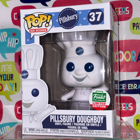 Pillsbury Doughboy - Ad Icons Funko Pop 37 Vinyl Figure (11.4 Cm L × 8.9 Cm W × 15.9 Cm H)