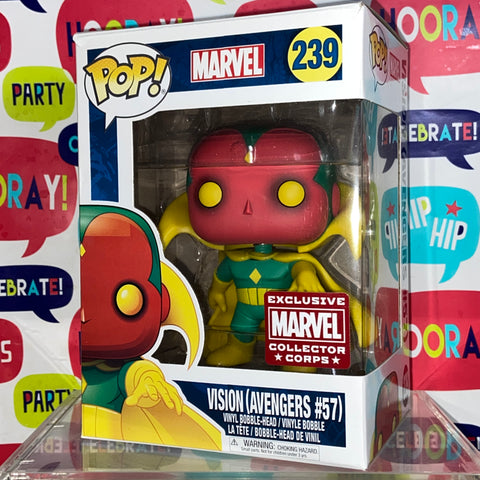 Vision - Marvel Funko Pop 239 Marvel Collector Corps