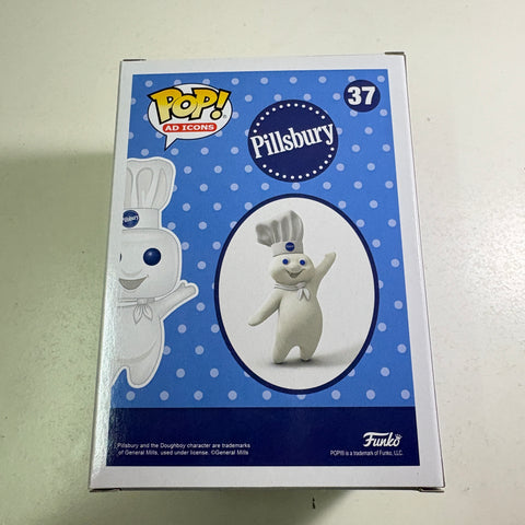 Pillsbury Doughboy - Ad Icons Funko Pop 37 Vinyl Figure (11.4 Cm L × 8.9 Cm W × 15.9 Cm H)