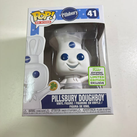 Pillsbury Doughboy - Ad Icons Funko Pop 41 Vinyl Figure (11.4 Cm L × 8.9 Cm W × 15.9 Cm H)