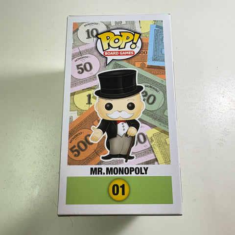 Mr. Monopoly Silver - Ad Icons Funko Pop 01 Vinyl Figure (11.4 Cm L × 8.9 Cm W × 15.9 Cm H)