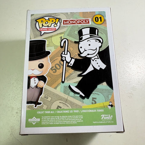 Mr. Monopoly Silver - Ad Icons Funko Pop 01 Vinyl Figure (11.4 Cm L × 8.9 Cm W × 15.9 Cm H)