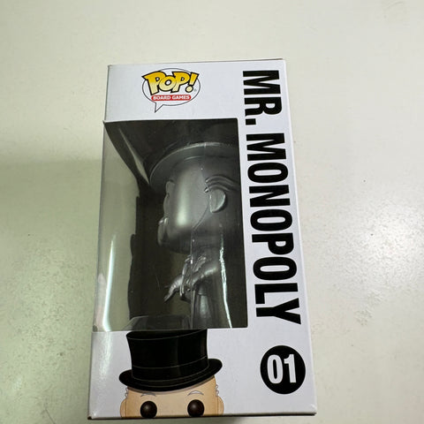 Mr. Monopoly Silver - Ad Icons Funko Pop 01 Vinyl Figure (11.4 Cm L × 8.9 Cm W × 15.9 Cm H)