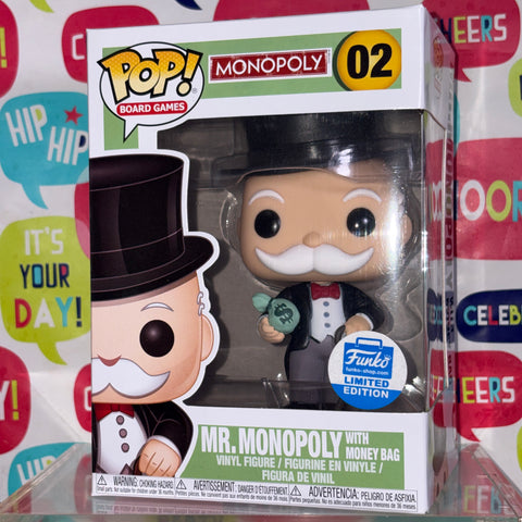 Mr. Monopoly Funko Shop Exclusive - Ad Icons Funko Pop 02 Vinyl Figure (11.4 Cm L × 8.9 Cm W × 15.9 Cm H)