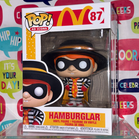 Hamburglar Mcdonalds - Ad Icons Funko Pop 87 Vinyl Figure (11.4 Cm L × 8.9 Cm W × 15.9 Cm H)