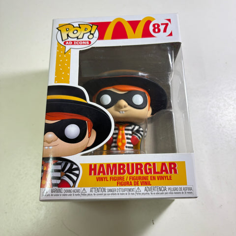 Hamburglar Mcdonalds - Ad Icons Funko Pop 87 Vinyl Figure (11.4 Cm L × 8.9 Cm W × 15.9 Cm H)