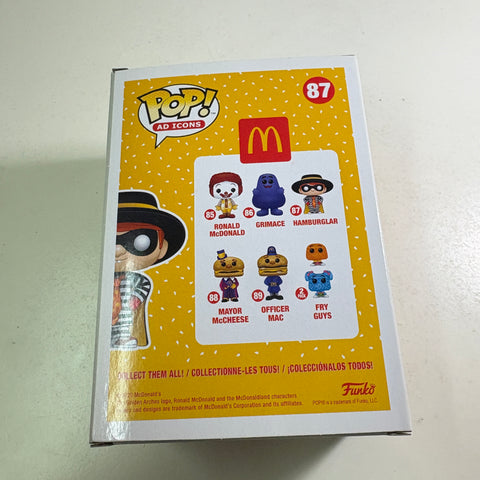 Hamburglar Mcdonalds - Ad Icons Funko Pop 87 Vinyl Figure (11.4 Cm L × 8.9 Cm W × 15.9 Cm H)