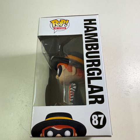 Hamburglar Mcdonalds - Ad Icons Funko Pop 87 Vinyl Figure (11.4 Cm L × 8.9 Cm W × 15.9 Cm H)