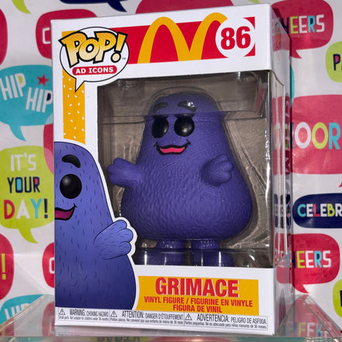 Grimace Mcdonalds - Ad Icons Funko Pop 86 Vinyl Figure (11.4 Cm L × 8.9 Cm W × 15.9 Cm H)