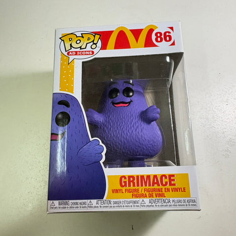 Grimace Mcdonalds - Ad Icons Funko Pop 86 Vinyl Figure (11.4 Cm L × 8.9 Cm W × 15.9 Cm H)