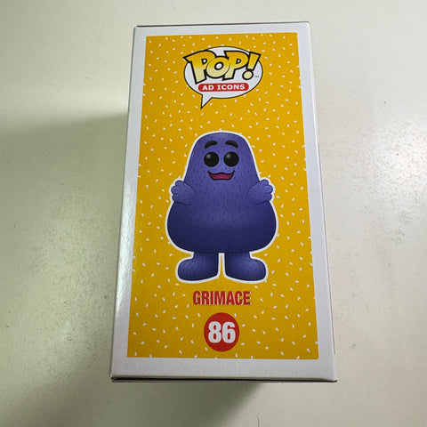 Grimace Mcdonalds - Ad Icons Funko Pop 86 Vinyl Figure (11.4 Cm L × 8.9 Cm W × 15.9 Cm H)