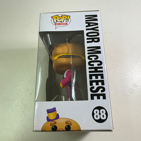 Mayor McCheese Mcdonalds - Ad Icons Funko Pop 88 Vinyl Figure (11.4 Cm L × 8.9 Cm W × 15.9 Cm H)