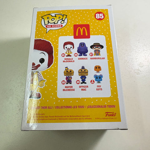 Ronald Mcdonalds - Ad Icons Funko Pop 85 Vinyl Figure (11.4 Cm L × 8.9 Cm W × 15.9 Cm H)
