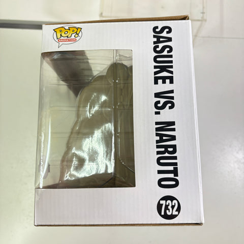BOX DAMAGE VIEW PHOTOS Sasuke vs Naruto - Naruto Funko Pop Vinyl Figure 732 Exclusive Anime Moments