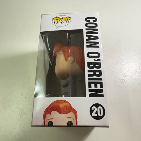 BOX DAMAGE VIEW PHOTOS Conan O'Brien - Funko Pop 20 Vinyl Figure (11.4 Cm L × 8.9 Cm W × 15.9 Cm H)