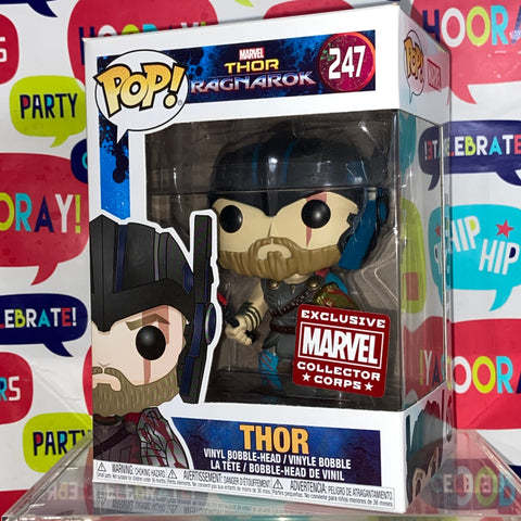Thor (Thor Ragnarok) - Marvel Funko Pop 247 Marvel Collector Corps