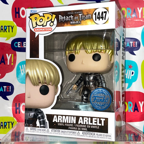 Attack on Titan - Armin Arlelt (Metallic) Funko Pop 1447 Exclusive