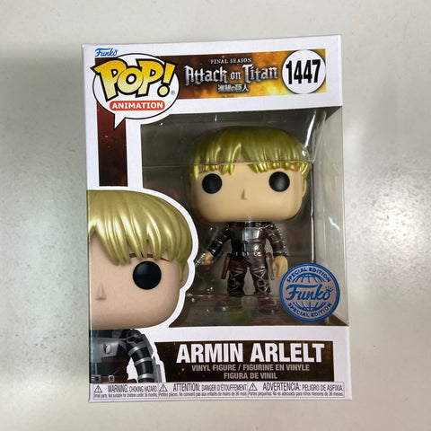 Attack on Titan - Armin Arlelt (Metallic) Funko Pop 1447 Exclusive