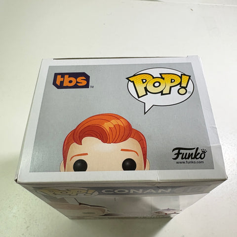 BOX FLAWS VIEW PHOTOS Conan O'Brien - Funko Pop 19 Vinyl Figure (11.4 Cm L × 8.9 Cm W × 15.9 Cm H)