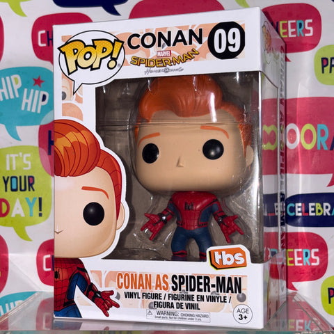 Conan O'Brien as Spider-Man - Funko Pop 09 Vinyl Figure (11.4 Cm L × 8.9 Cm W × 15.9 Cm H)