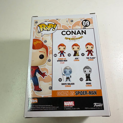 Conan O'Brien as Spider-Man - Funko Pop 09 Vinyl Figure (11.4 Cm L × 8.9 Cm W × 15.9 Cm H)