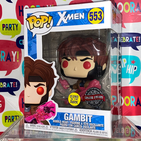 Gambit (Glow in the Dark) - X-Men Marvel Funko Pop 553 Exclusive