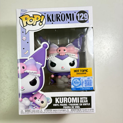 Sanrio - Kuromi (with Bear) Funko Pop 129 Hot Topic Exclusive