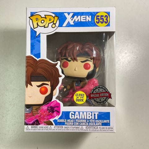Gambit (Glow in the Dark) - X-Men Marvel Funko Pop 553 Exclusive