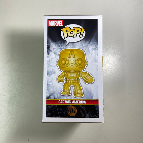 Captain America (Gold) - Marvel Funko Pop 377