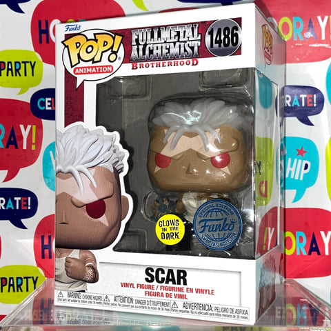 Fullmetal Alchemist - Scar (Glow in the Dark) Funko Pop 1486 Exclusive