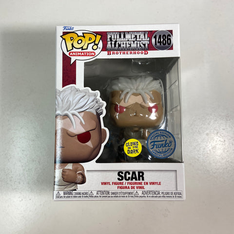 Fullmetal Alchemist - Scar (Glow in the Dark) Funko Pop 1486 Exclusive