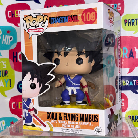 BOX FLAWS VIEW PHOTOS Goku Flying Nimbus - Dragon Ball Z Funko Pop Vinyl Figure 109 Anime