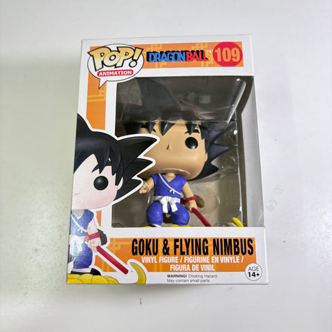BOX FLAWS VIEW PHOTOS Goku Flying Nimbus - Dragon Ball Z Funko Pop Vinyl Figure 109 Anime
