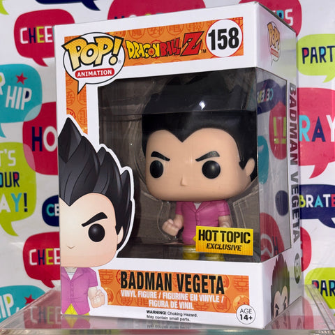 BOX FLAWS VIEW PHOTOS Vegeta Badman - Dragon Ball Z Funko Pop Vinyl Figure 158 Anime Exclusive