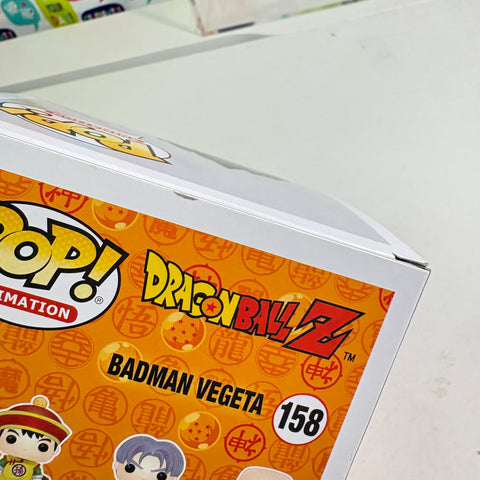 BOX FLAWS VIEW PHOTOS Vegeta Badman - Dragon Ball Z Funko Pop Vinyl Figure 158 Anime Exclusive